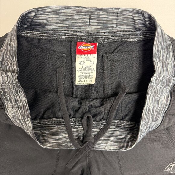 Dickies Dynamix Women Scrubs Pant Small Tapered Leg Jogger DK185 Black - Picture 4 of 6